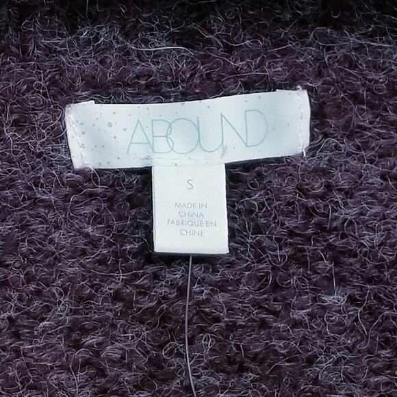 ABOUND Sweater Womens Small Burgundy Stem Pullover New - Picture 3 of 12